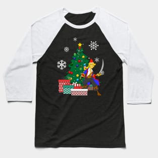 Guybrush Threepwood Around The Christmas Tree Baseball T-Shirt